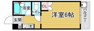 1Kの間取り画像