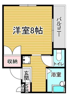 「ロベルージュマツイ」【2階】の間取り