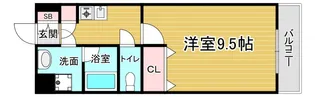 「シャイン帷子ノ辻」【2階】の間取り