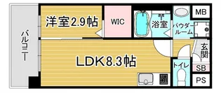 「ソルテラス京都JUJO薫」【507号室】の間取り