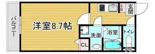 「仮)グランデコート御陵天徳町」【405号室】の間取り