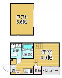 「ハーモニーテラス豊後橋町A」【202号室】の間取り