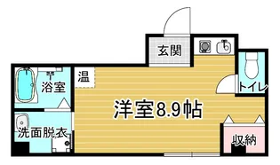 「エスティハウス西院」【305号室】の間取り