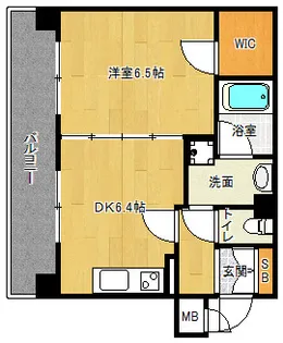 「KDXレジデンス西大路」【5階】の間取り