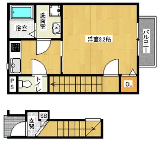 「メゾン悠」【2階】の間取り