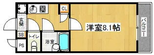 「カントリーベア」【106号室】の間取り