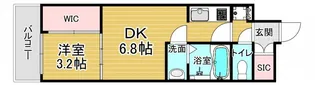 「シエーナグランデ四条烏丸」【102号室】の間取り
