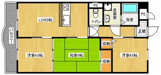 「アネーロ長岡京」【403号室】の間取り