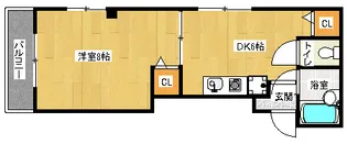 「ル・ヴェール烏丸西」【301号室】の間取り