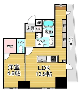 「STANDZ京都二条」【1階】の間取り