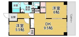 「第2洛西ハイツ」【3階】の間取り