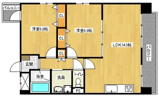 「Pianura柳馬場」【2階】の間取り