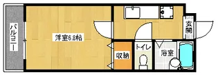 「フラッツ7」【204号室】の間取り