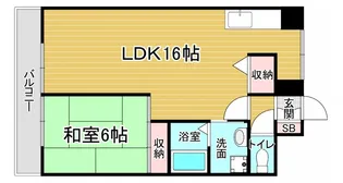 「レジデンス桂川」【205号室】の間取り