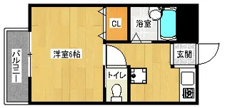 「カーサ町並」【103号室】の間取り