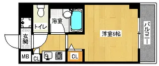 「デリード金閣寺道」【212号室】の間取り