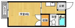 「メイプルハイツ」【2階】の間取り