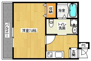 「リヴェール京都三条」【103号室】の間取り