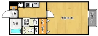 「セジュールKaMiNs」【103号室】の間取り