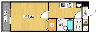 「フェニックス堀川Ⅱ」【2階】の間取り