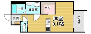 「ウェルスクエア壬生高辻通」【3階】の間取り