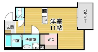 「ウェルスクエア壬生高辻通」【3階】の間取り