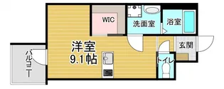 「ウェルスクエア壬生高辻通」【2階】の間取り