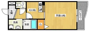 「ディアコート広野」【103号室】の間取り