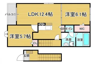 「メゾン ブリアン」【203号室】の間取り