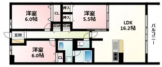 グランファースト千里桃山台 9号棟【2階】の間取り