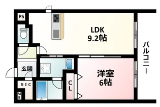 ブリランテ新大阪【3階】の間取り