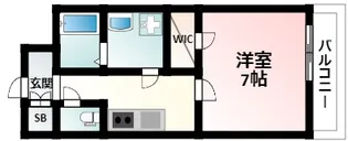 スプランディッド新大阪DUE【4階】の間取り