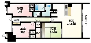 シティオアシス東三国【2階】の間取り
