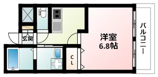 プレリエ江坂【2階】の間取り