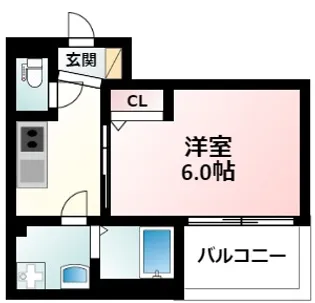 エスリード新大阪グランゲート ノース【7階】の間取り