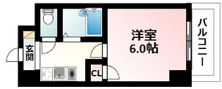 パインコート江坂Ⅱ【2階】の間取り