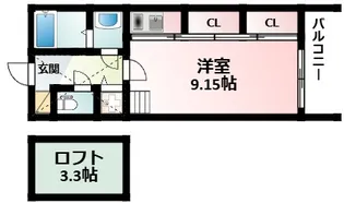 フォレステージュ江坂垂水町【6階】の間取り
