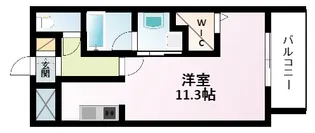 サンレムート千里山【2階】の間取り