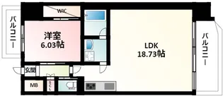 プレジオ新大阪EURO【3階】の間取り