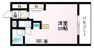 ベルハイム江坂【2階】の間取り