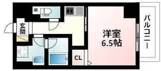 レジリエント江坂穂波町【6階】の間取り