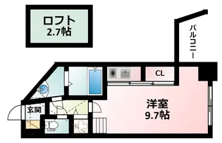フォレステージュ江坂垂水町【9階】の間取り