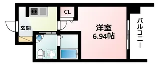 セレニテ江坂ルフレ【8階】の間取り
