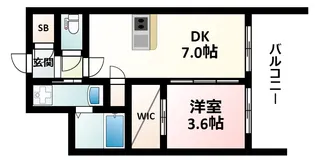 セレニテ江坂ルフレ【10階】の間取り