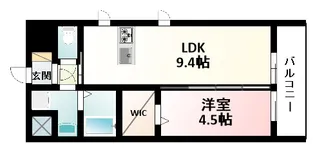 1LDKの間取り画像