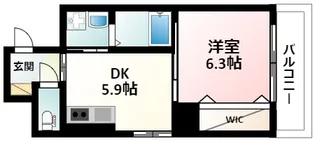 ノルデンハイム江坂垂水町【5階】の間取り