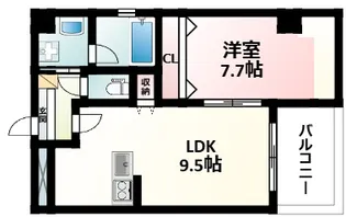 N’s First【8階】の間取り