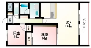 パシフィックマンションⅢ【3階】の間取り
