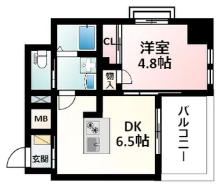 SOAR ESAKA EAST【8階】の間取り