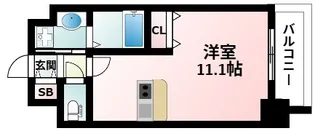 1Rの間取り画像